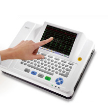 12 zwölf führt Kanal EKG Maschine EKG EKG Holter Touchscreen Ce